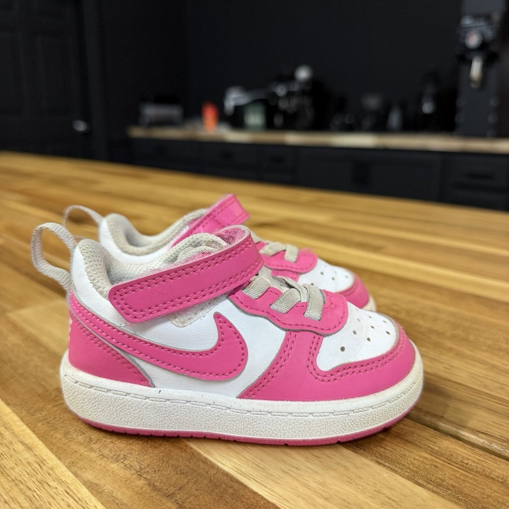 Nike Court Borough Low Recraft TD sneaker 'Laser Fuchsia' / DV5458 123 / Size 5C